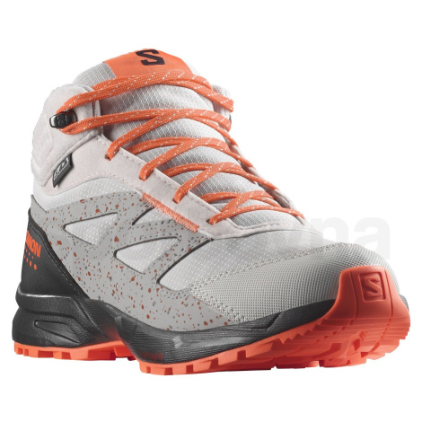 Salomon Outway Mid CSWP J L47187400 - lunar rock/black/shocking orange