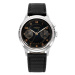 Vulcain Monopusher Heritage - Black - Black Carbon Leather Strap