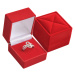 JK Box Sametová dárková krabička na prsten RE-02/A7