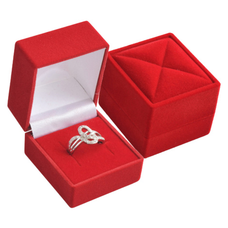 JK Box Sametová dárková krabička na prsten RE-02/A7 JKbox