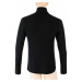 Pánské tričko SENSOR Merino Extreme dl. rukáv zip černá