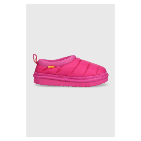 Dětské papuče UGG fialová barva