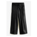 Bonprix BODYFLIRT 7/8 koženkové kalhoty Barva: Černá, Mezinárodní