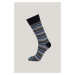 PONOŽKY GANT SHIELD MULTISTRIPE SOCKS BLACK