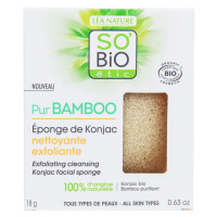 Houbička konjac s bambusem — exfoliační čištění pleti — řada Pur BAMBOO 18 g   SO’BiO étic