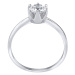 Stříbrný prsten PRINCESS se Swarovski® Zirconia