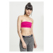 Dámské tričko bez rukávů // Urban classics Ladies Bandeau Top fuchsia