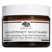 ORIGINS - High Potency Night A Mins Cream Oil free - Noční krém pro mastnou pleť