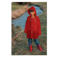 DOPPLER dětská pláštěnka s kapucí, vel. 164, červená