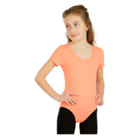 Litex Dětský gymnastický dres s krátkým rukávem 5D238 oranžová