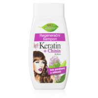 Bione Cosmetics Keratin + Chinin regenerační šampon 260 ml