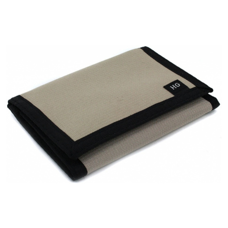 Béžová textilní peněženka na suchý zip Algrenon HG Style