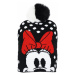 Minnie Mouse - licence Dívčí zimní čepice - Minnie Mouse HS4042, černá Barva: Černá