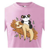 Vtipné a originální dětské tričko s lenochodem - dárek pro milovníky zvířat