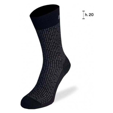 BIOTEX Cyklistické ponožky klasické - 3D - černá/šedá