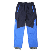 Chlapecké softshellové kalhoty, zateplené - Wolf B2195, tmavě modrá/modrá Barva: Modrá tmavě