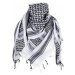 Šátek palestina s třásněmi MFH® – Černá / bílá