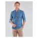 Polo Ralph Lauren CHEMISE CINTREE SLIM FIT EN JEAN DENIM BOUTONNE LOGO PONY PLAYER Modrá