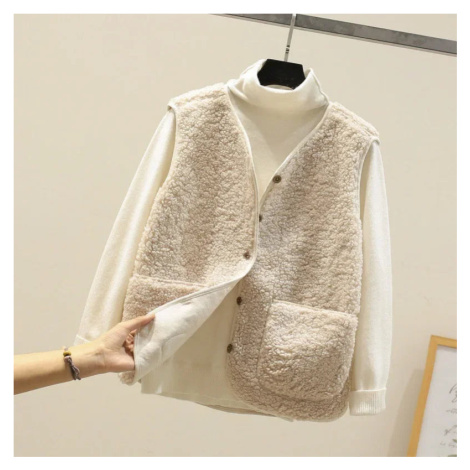 Dámská kožešinová vesta – zkrácený zimní model