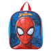 Klučičí lehký látkový batoh Spiderman, modrá/červená