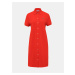 Červené šaty Lacoste