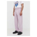 Kalhoty Won Hundred pánské, růžová barva, jednoduché, 2852-14229