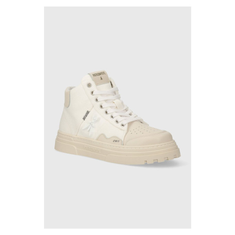 Sneakers boty Patrizia Pepe bílá barva, 8Z0014 A040 W338
