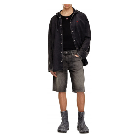 Šortky diesel slim-short shorts černá