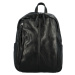 Stylový dámský koženkový kabelko/batoh Cedra, černý