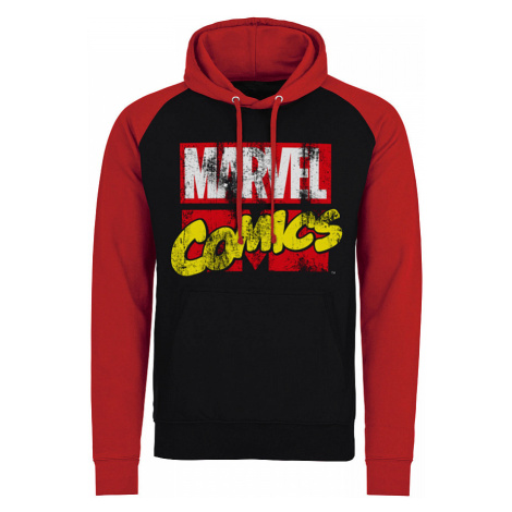 Marvel Comics mikina, Retro Logo Baseball, pánská HYBRIS