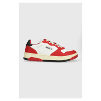 Kožené sneakers boty Karl Lagerfeld KREW KL červená barva, KL53020