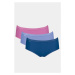 Sada kalhotek Sloggi Basic+ MIDI - barva:SLOM023/růžovo-modrá