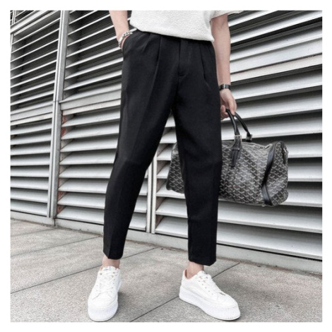 Elastické stylové kalhoty pro pány s nízkým sedem JFC FASHION