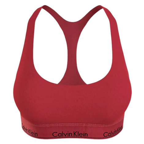 Dámská podprsenka Calvin Klein nadrozměr červená (QF7446E-XAT)