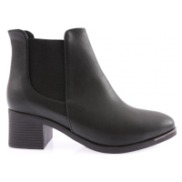 DGN 053 Women's Flat Toe Ankle Boots with Elasticity on the Sides and Heels.