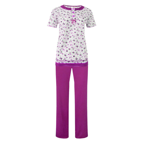 Astrid dámské pyžamo krátký rukáv 2201 tmavě růžová