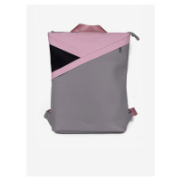 Růžovo-šedý dámský batoh Vuch Tiara