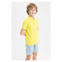 DEFACTO Boys Pique Short Sleeve Polo T-Shirt