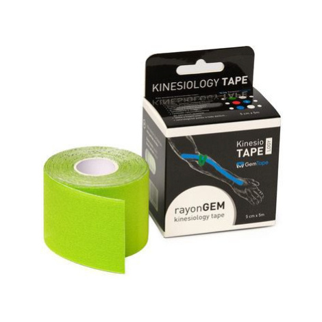 GM rayon kinesiology tape hedvábný 5 cm x 5 m limetka