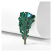 Éternelle Luxusní brož Swarovski Elements Alanza B8098-LXT0735G Zelená