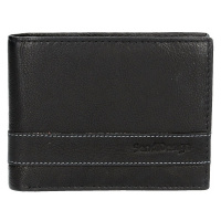 Panská kožená peněženka SendiDesign 48 - černá