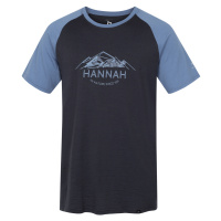 Hannah Taregan Pánské tričko 10019413HHX asphalt/blue shadow