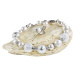 Lampglas Elegantní náramek White Romance s perlami Lampglas s ryzím stříbrem BV1