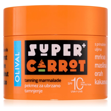 Olival SUPER Carrot přípravek k urychlení a prodloužení opálení SPF 10 100 ml