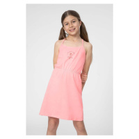 Dívčí šaty 4F F026 růžová barva, mini