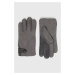 Semišové rukavice UGG pánské, šedá barva