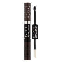 Note Cosmetique Brow Addict Tint & Shaping Gel 04 Grey Brown Obočí 5 ml