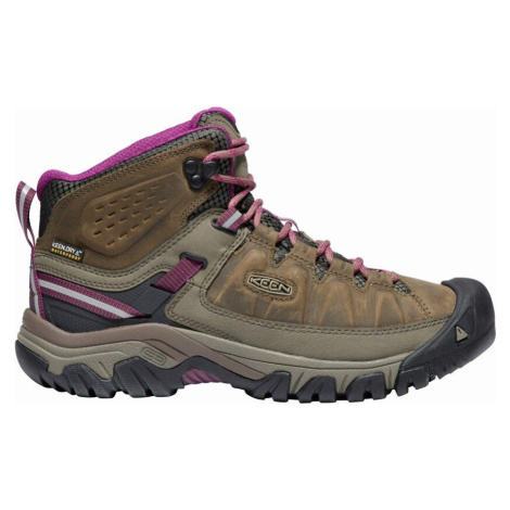 KEEN Targhee III MID WP Women Dámské trekové boty weiss/boysenberry KEN1204146002S7