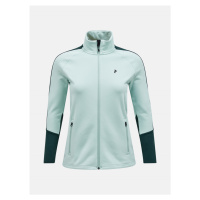 Mikina peak performance w rider zip jacket zelená