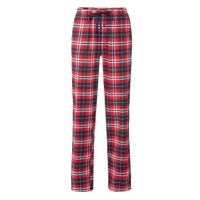 esmara® Dámské kalhoty na spaní (káro/modrá/červená)